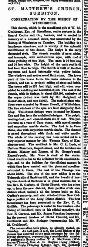 Surrey Comet - Sat 25.9.1875 -