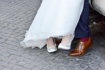 wedding feet